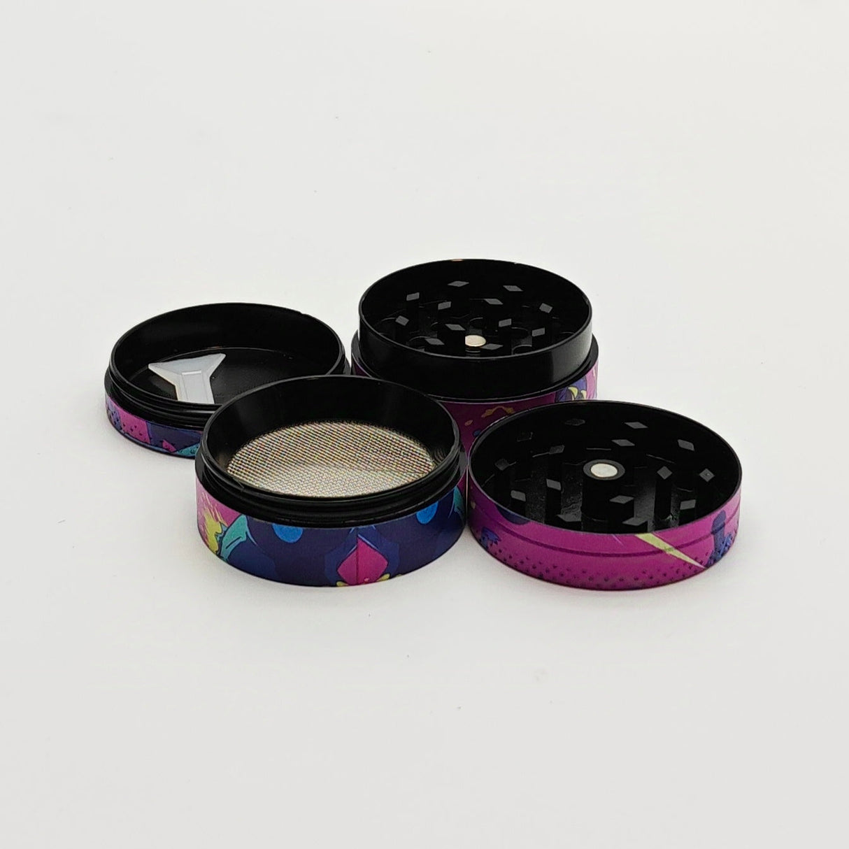 40*34mm 4 Layers R&M Design Metal Grinder Box Of 12 Display Pack Super Supplys Inc