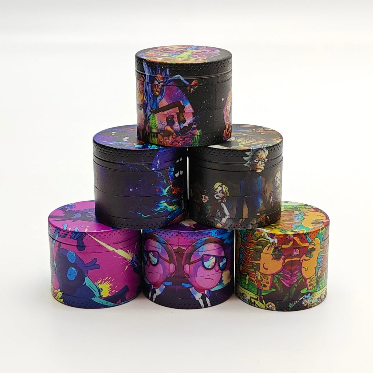 40*34mm 4 Layers R&M Design Metal Grinder Box Of 12 Display Pack Super Supplys Inc