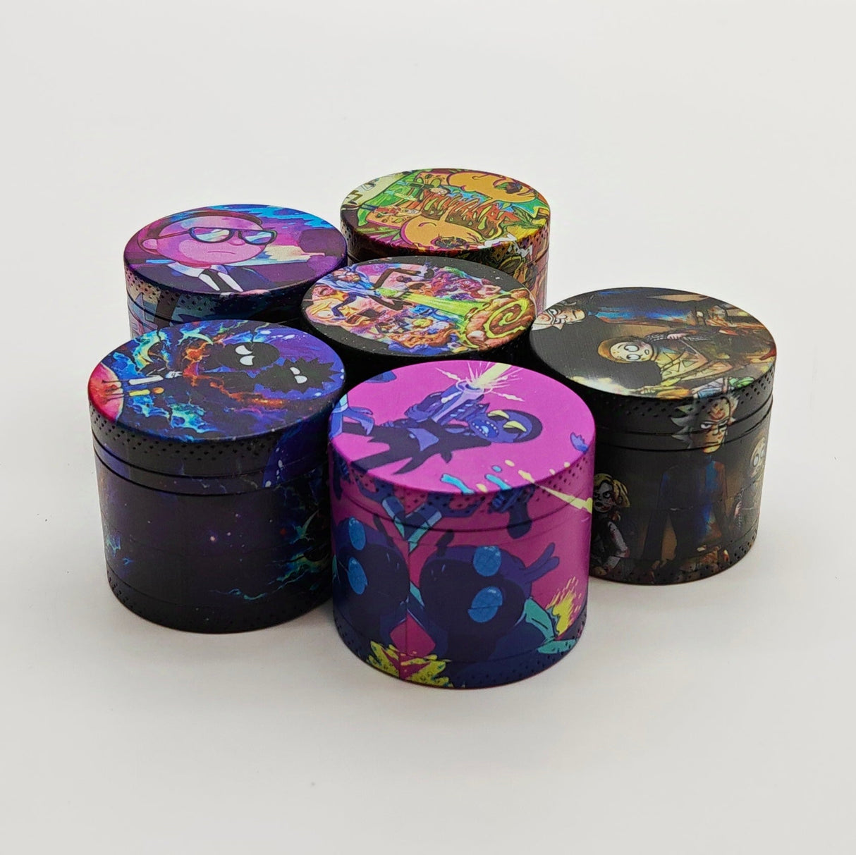 40*34mm 4 Layers R&M Design Metal Grinder Box Of 12 Display Pack Super Supplys Inc