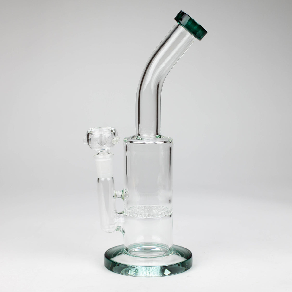 11" honeycomb glass water pipe Glass Bong Bongzie Smokes