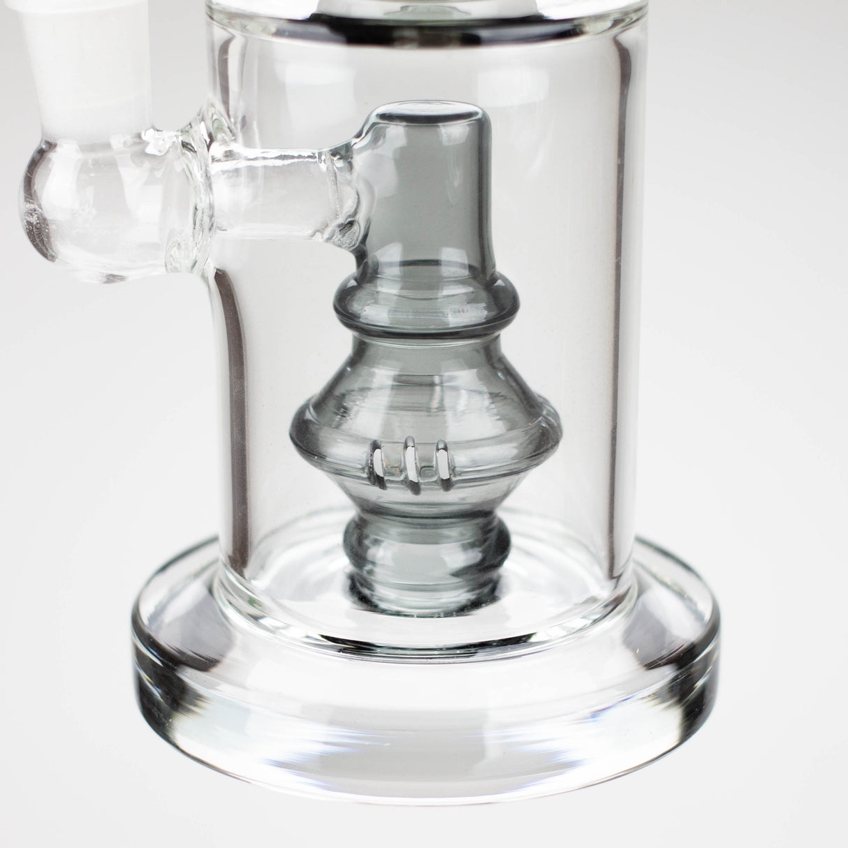 10" color accented glass water bong with diffuser Glass Bong Bongzie Smokes