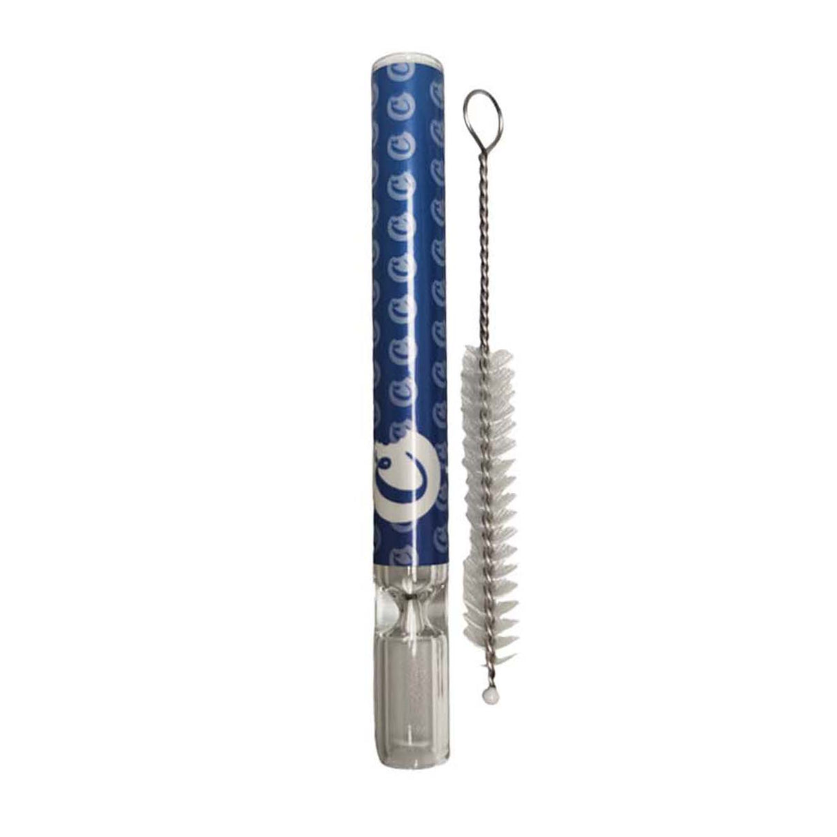 4" Color Straight One Hitter With Brush Box of 48 One Hitter Super Supplys Inc