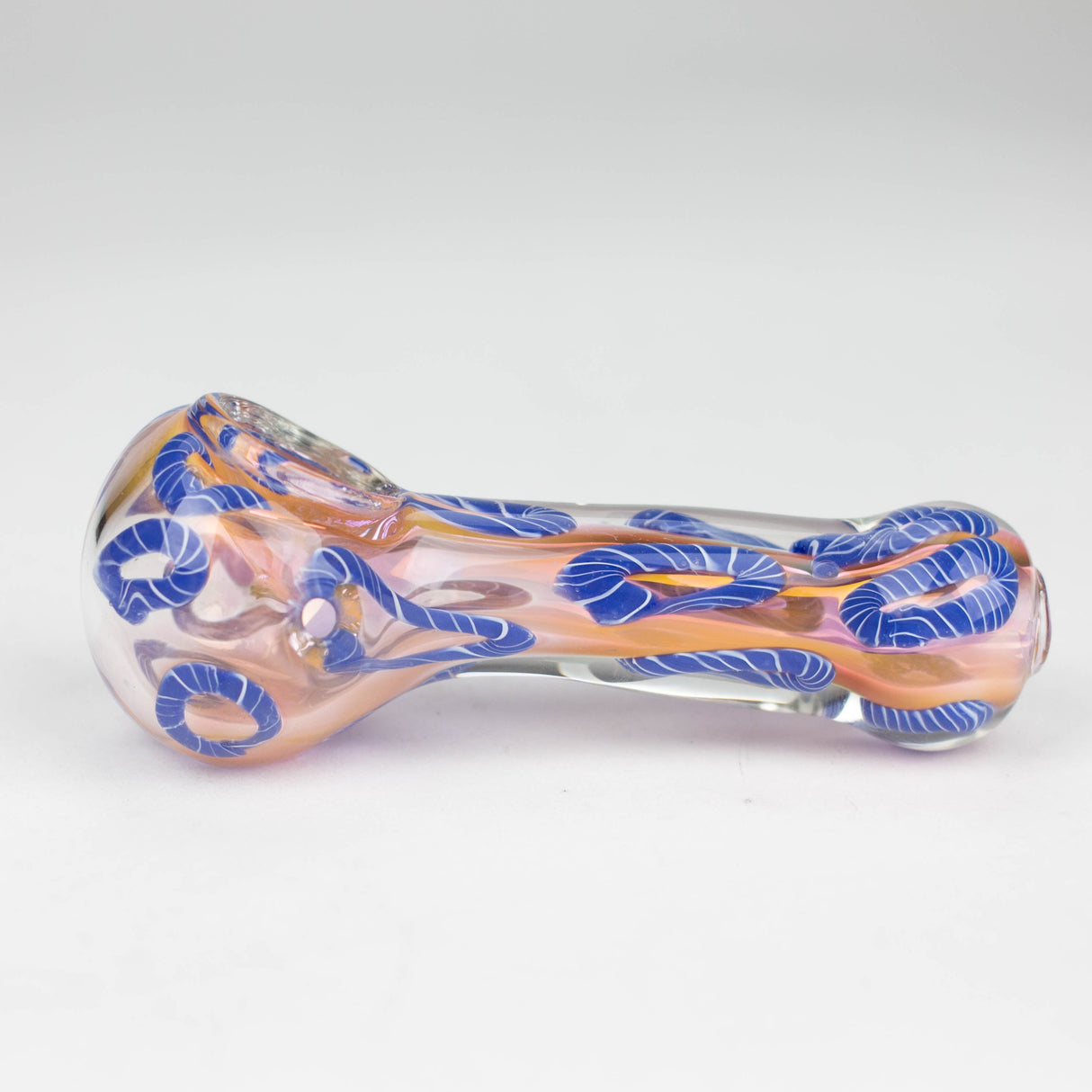 4.5" Gold fumed glass hand pipe pack of 2 Glass Pipe Bongzie Smokes
