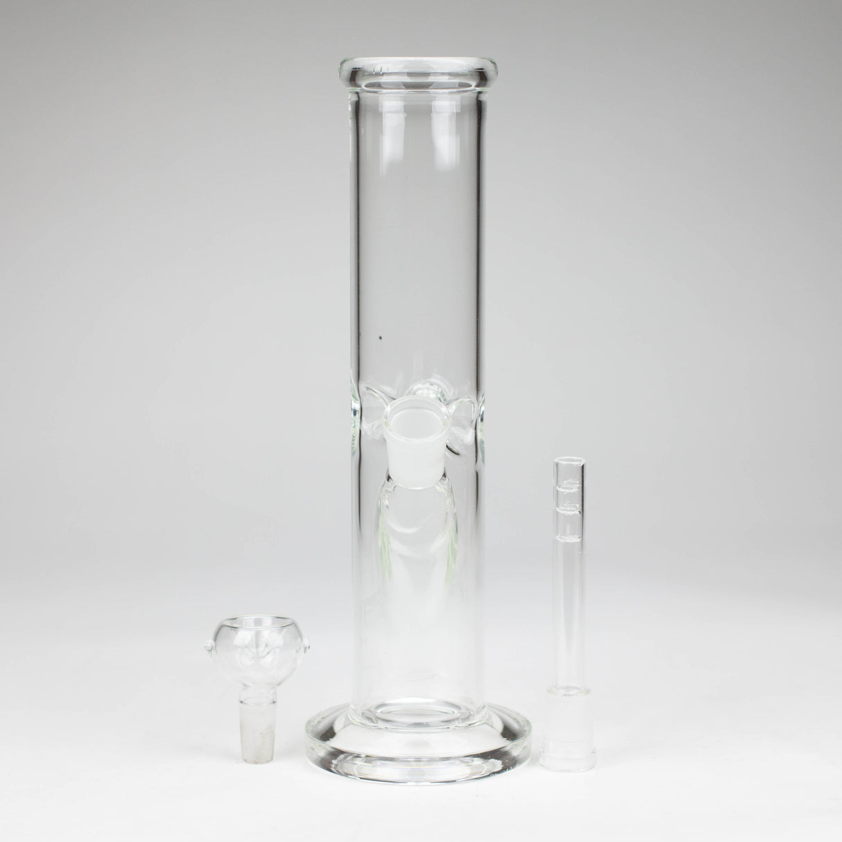 10" Straight tube glass water bong Glass Bong Bongzie Smokes