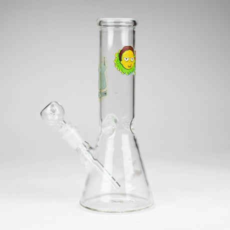 10" clear beaker glass water bong Glass Bong Bongzie Smokes