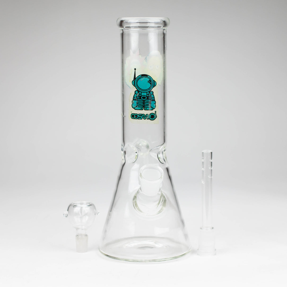 10" clear beaker glass water bong Glass Bong Bongzie Smokes