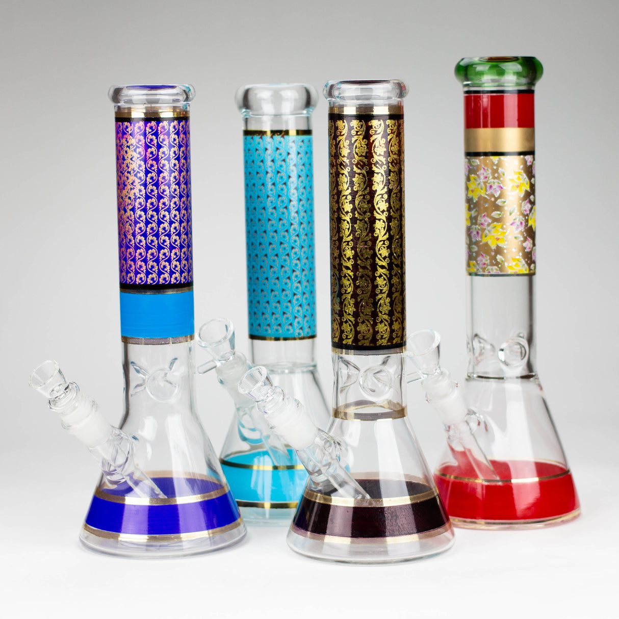 12" Royal conical glass water bong Glass Bong Bongzie Smokes