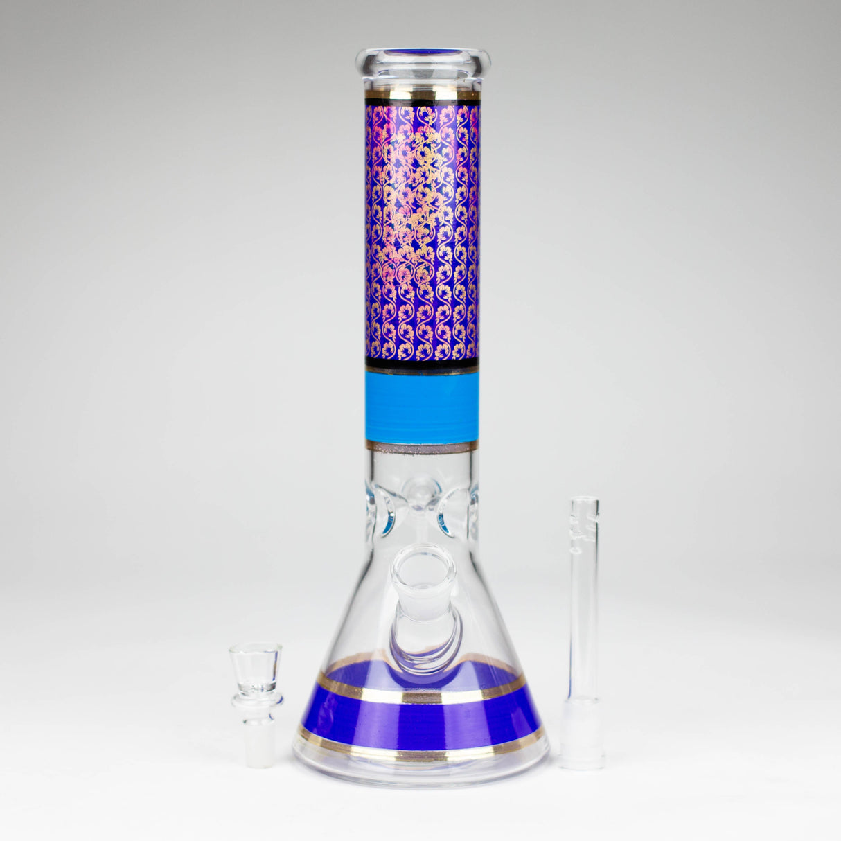 12" Royal conical glass water bong Glass Bong Bongzie Smokes