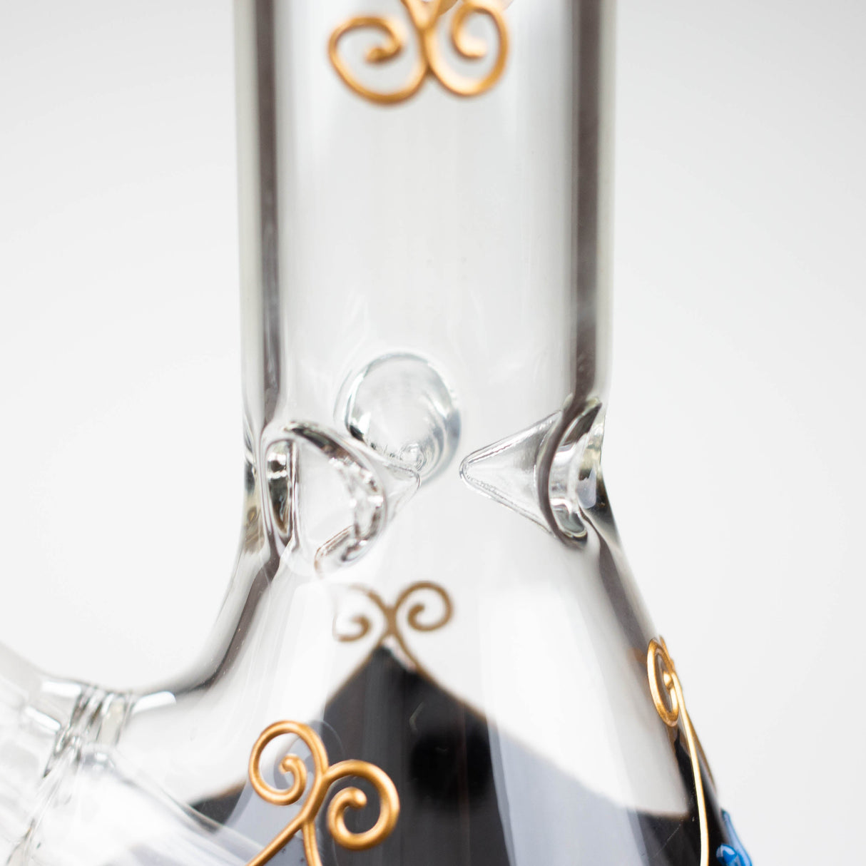 Z10" 3D Glass Bong With The Sky Design Glass Bong 777 Smoke