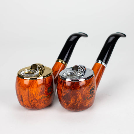 Click It | Gift Set Pipe Lighter & Container Wooden Pipe Canadian Distributor