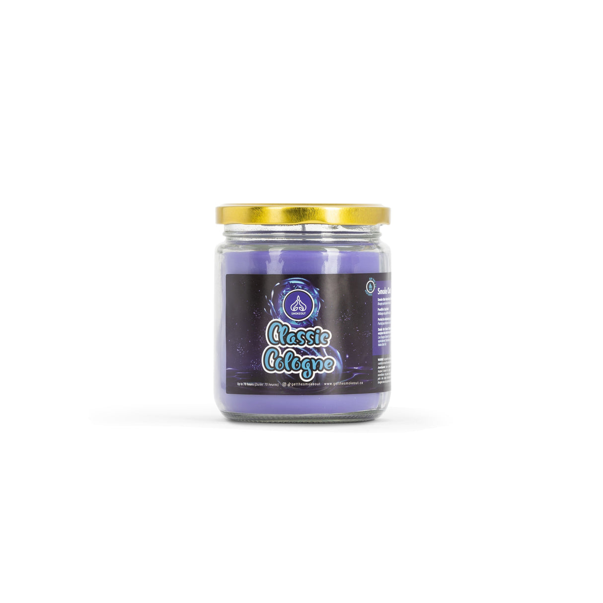 SMOKE OUT odour eliminating candle 13 oz. Candle 420 Paradise CLASSIC COLOGNE