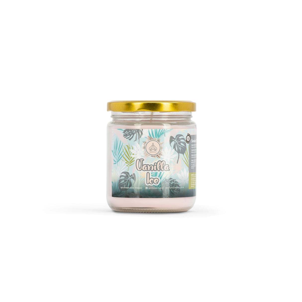 SMOKE OUT odour eliminating candle 13 oz. Candle 420 Paradise VANILLA ICE
