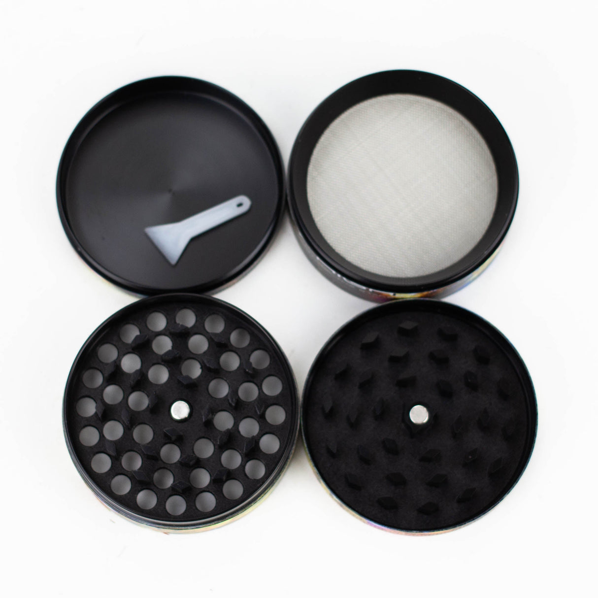 Z2.5" Metal Grinder 4 Layers with Astronaut Design Box of 6 Display Pack 777 Smoke