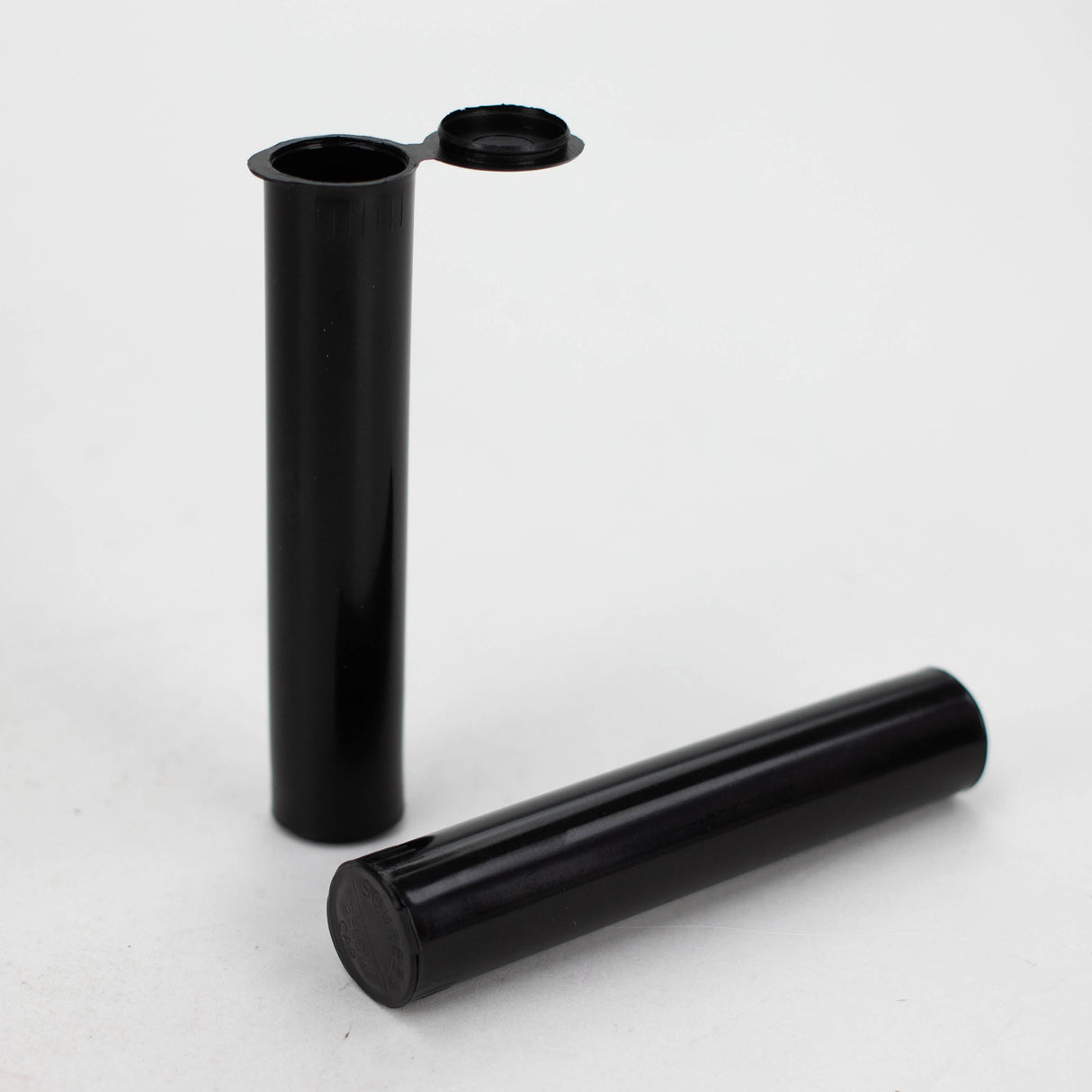 98mm Child proof Pop Top Opaque Black Plastic Pre-Roll Tubes - 600Count Tube JC Novelty & Design