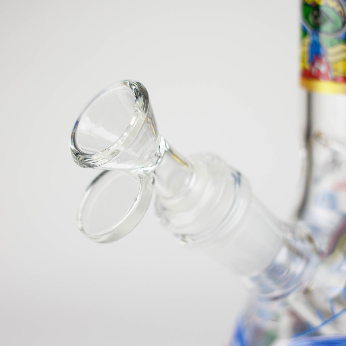 Z10" Glass Bong With Eye Design Glass Bong 777 Smoke