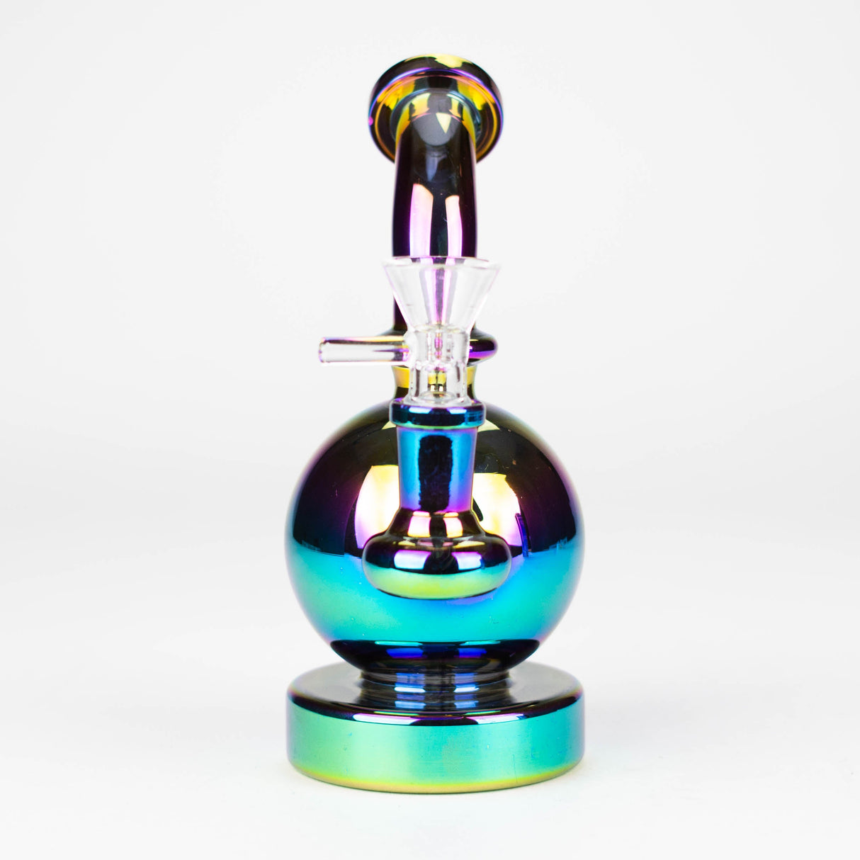 Z7" Solid Color Electroplate Glass Bong Glass Bong 777 Smoke