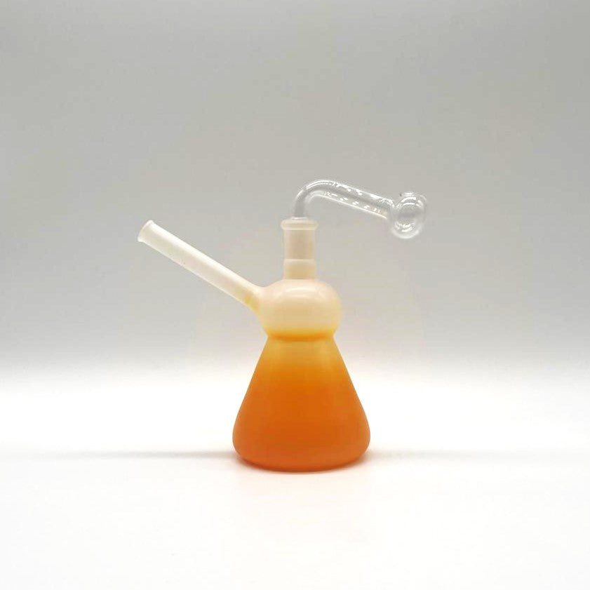 6" Oil Rig - Assorted designs Glass Rig NIBO Distribution YELLOW