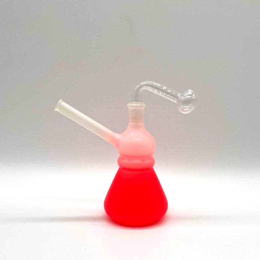 6" Oil Rig - Assorted designs Glass Rig NIBO Distribution ORANGE