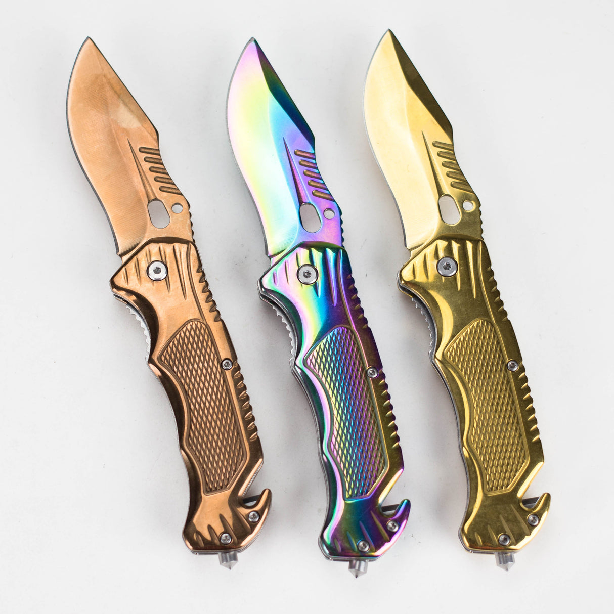 Metallic Elegance Foldable Pocket Knife Folding Knife JJ Distribution