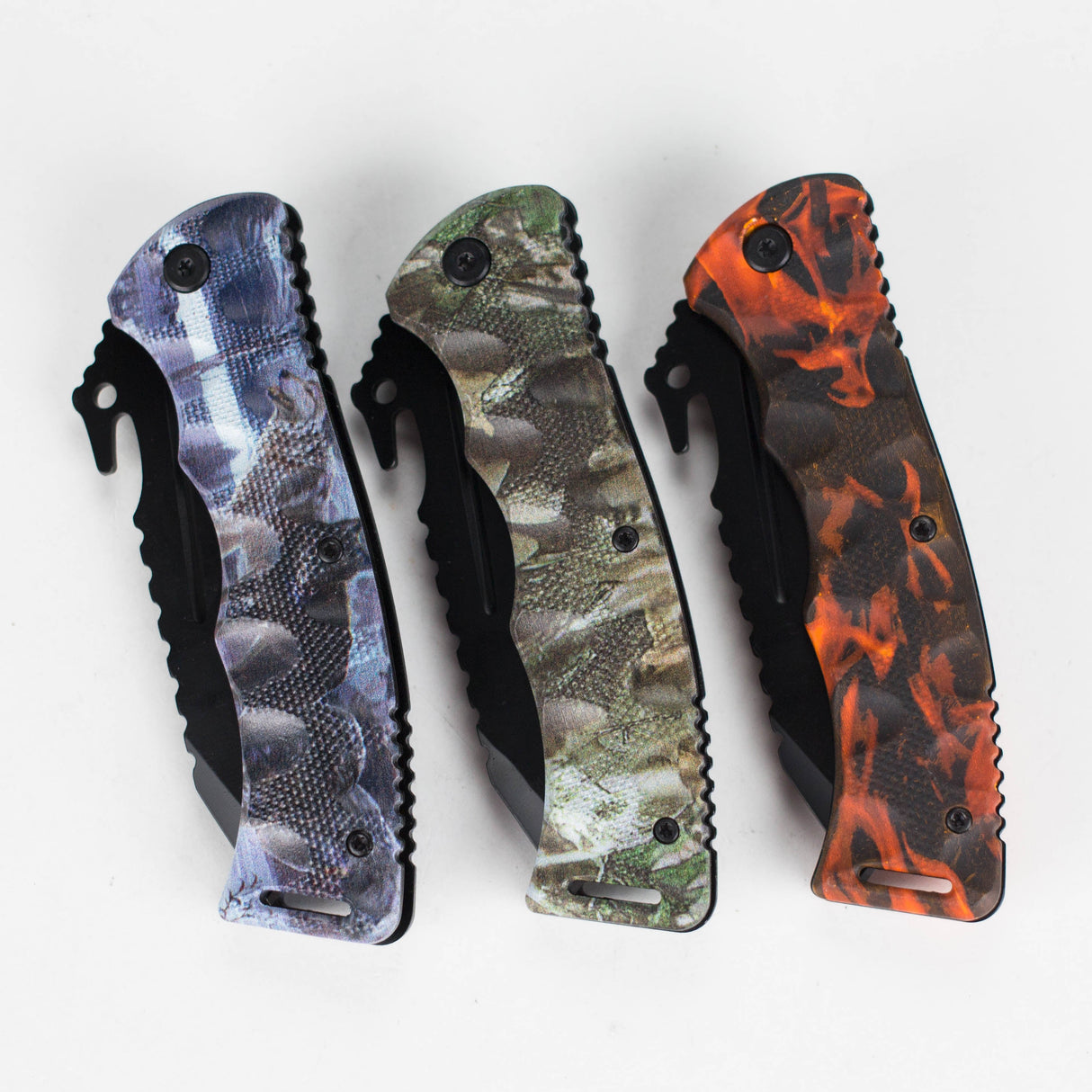 Tactical Flame Foldable Pocket Knife Folding Knife JJ Distribution