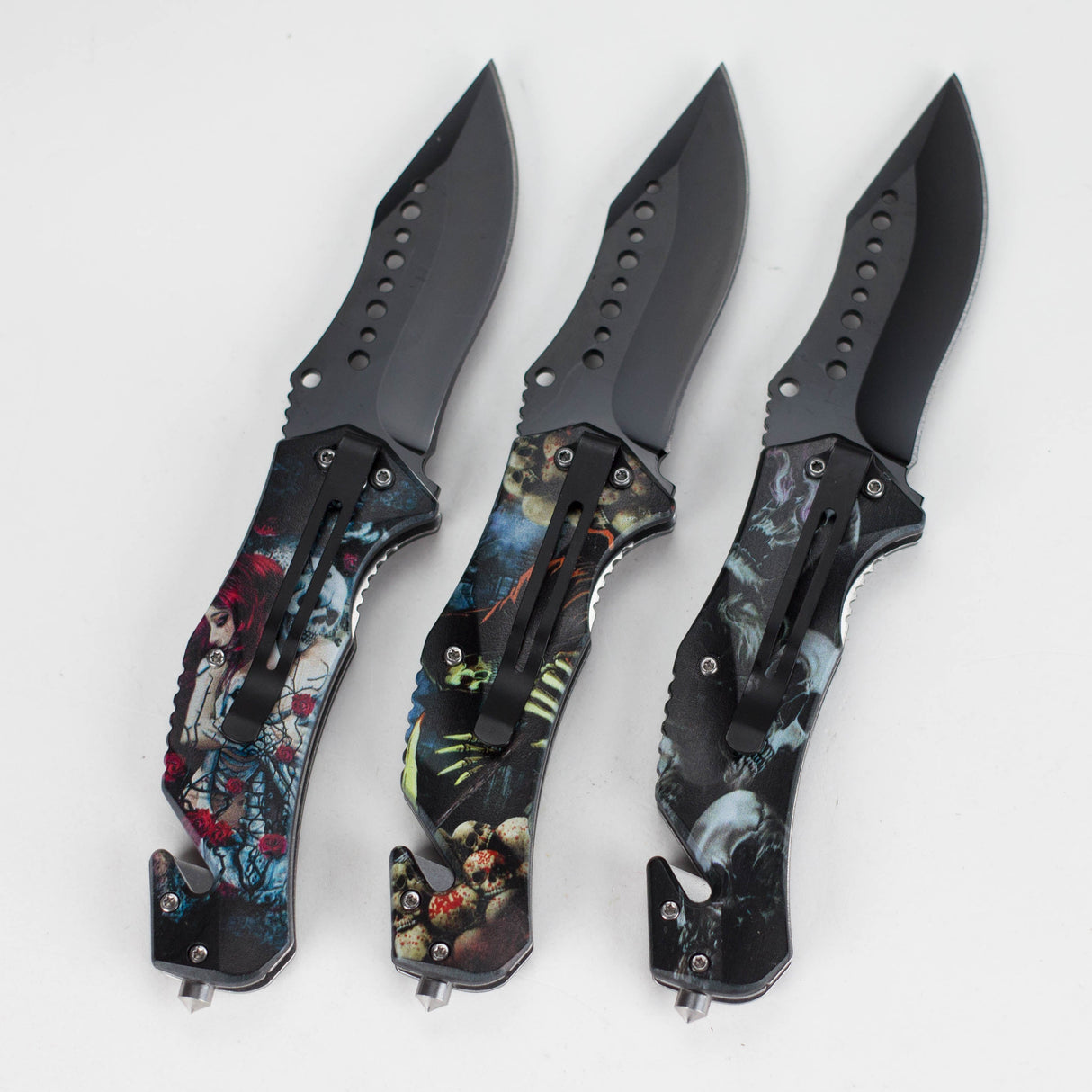 ShadowSkull Foldable Pocket Knife Folding Knife JJ Distribution