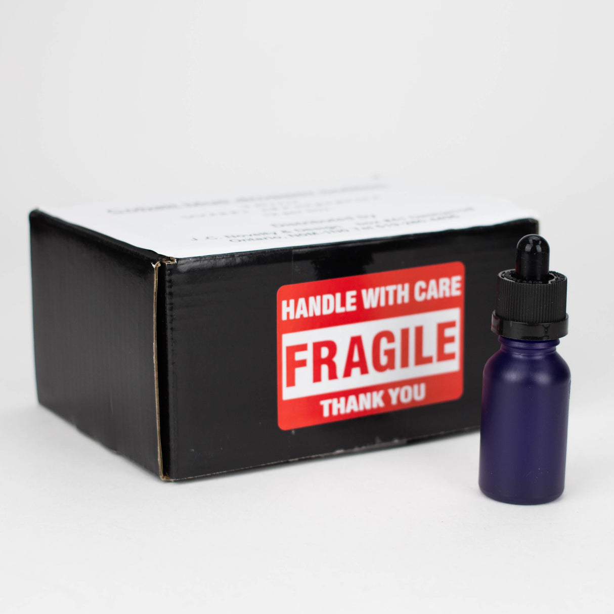 15ml Cobalt Blue Bottles with Dropper - Box of 12 Vial JC Novelty & Design