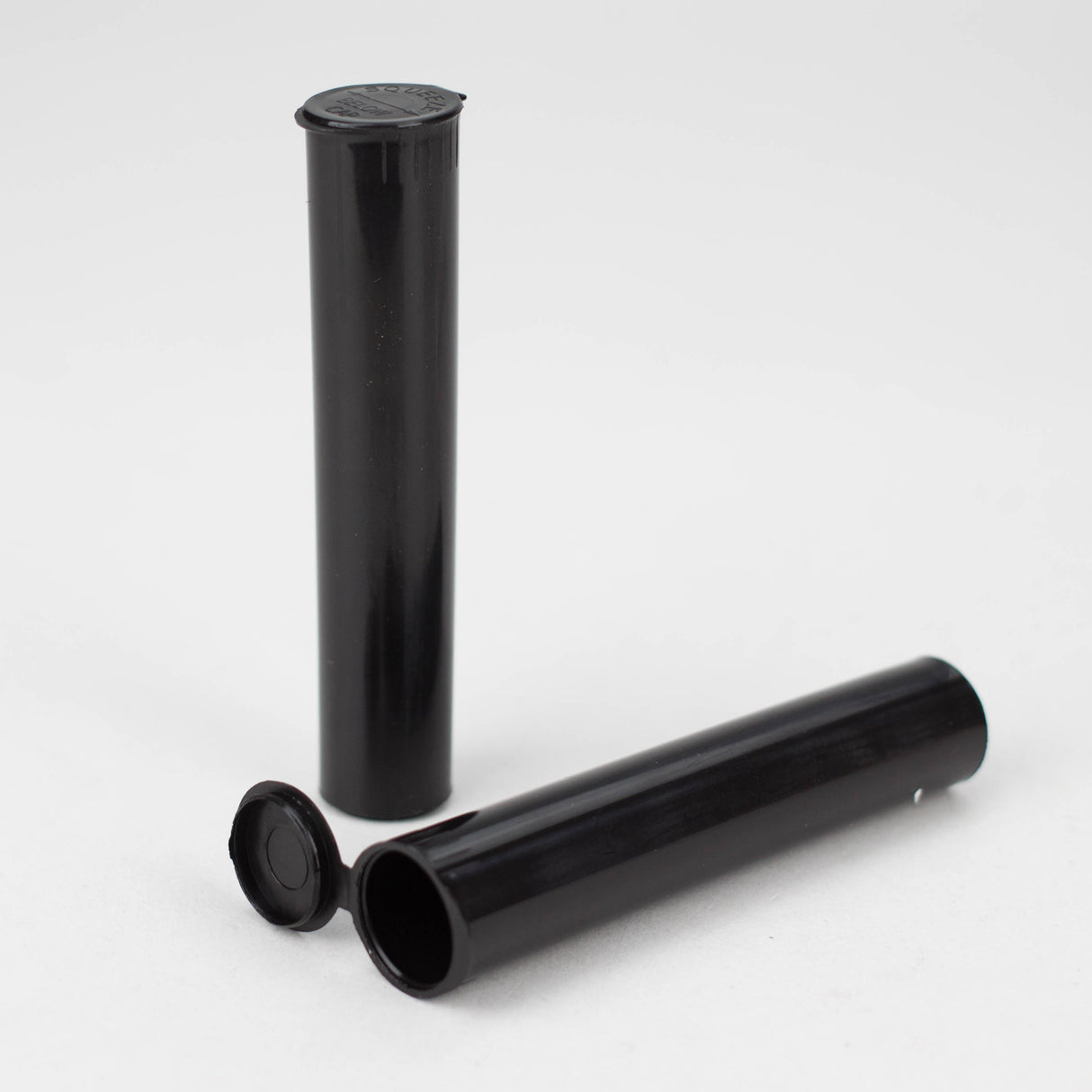 98mm Child proof Pop Top Plastic Pre-Roll Tubes - 1000Count Tube JC Novelty & Design Black