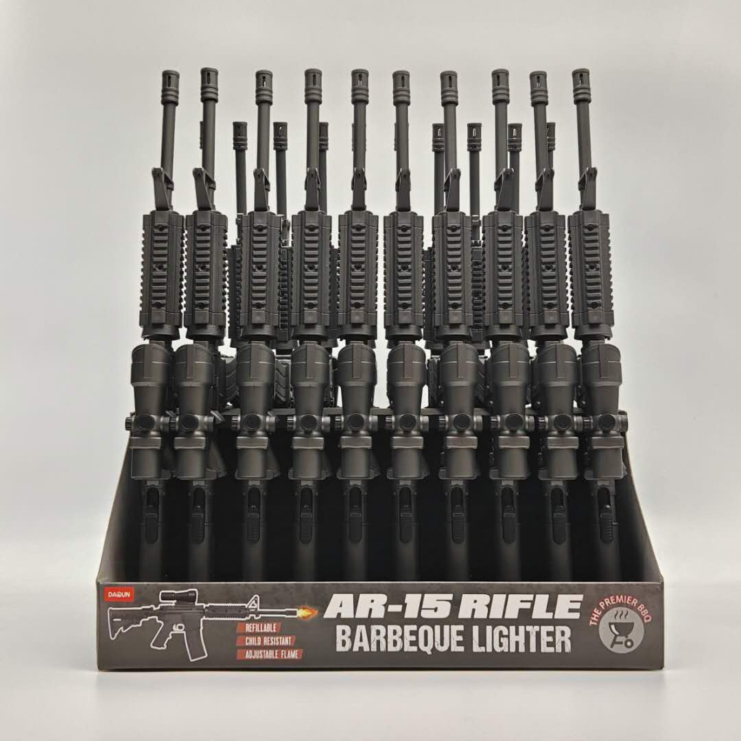 AR-15 GUN BBQ LIGHTER - 20CT DISPLAY Lighter Super Supplys Inc