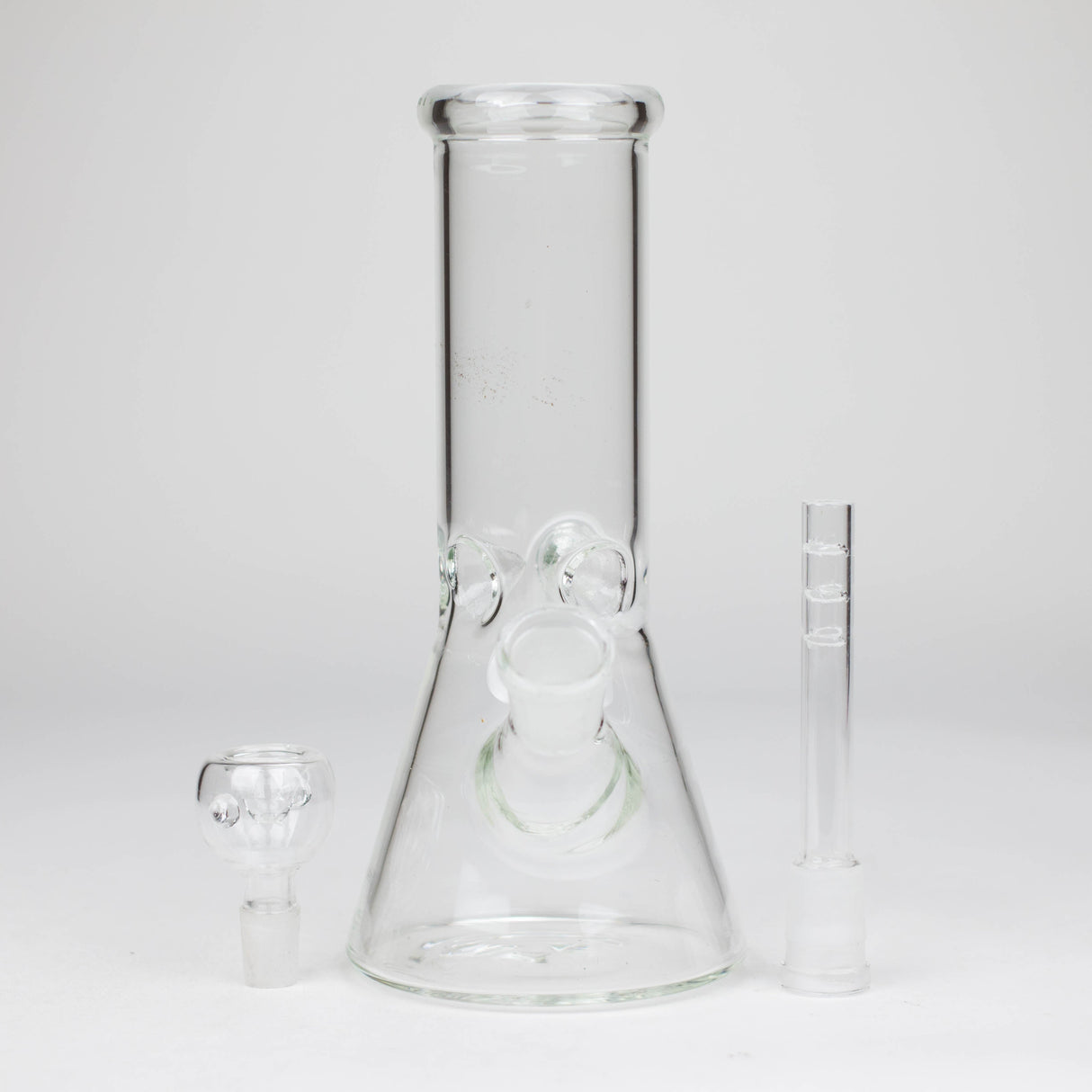 8" Clear Beaker Bong Glass Bong Bongzie Smokes