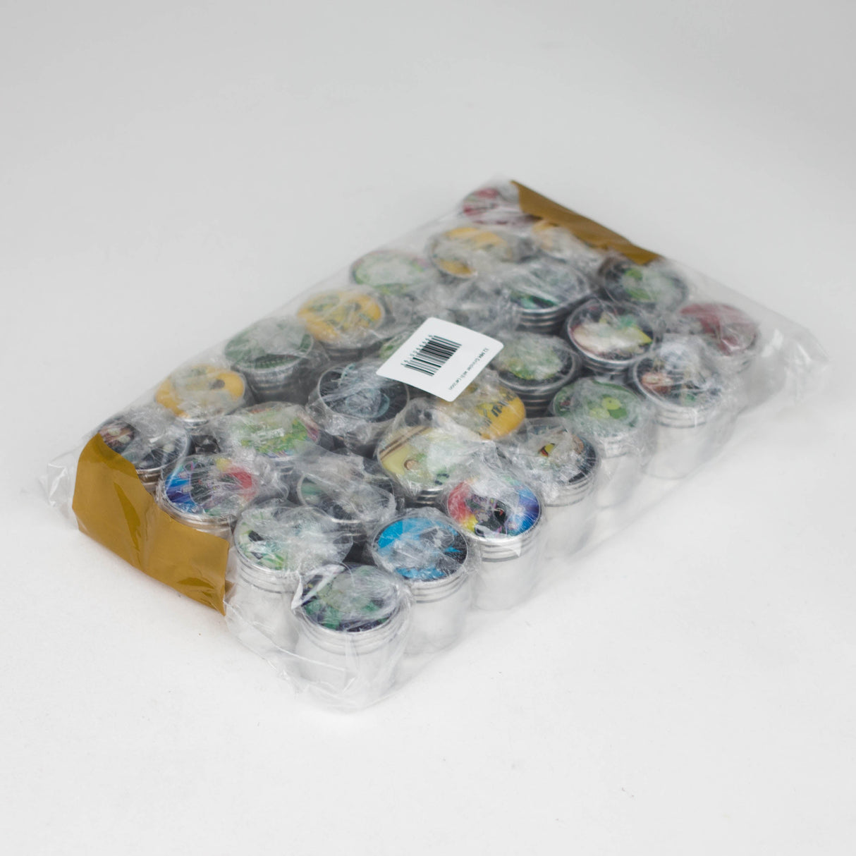 32MM GRINDER CARTOON DESIGN-Pack of 28 Display Pack Bongzie Smokes