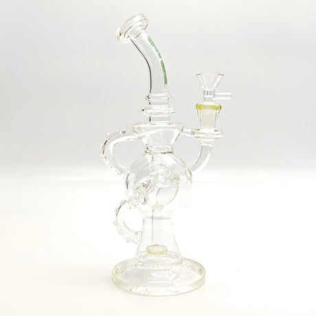 10" Wig-Wag Recycler Rig Glass Rig Super Supplys Inc Clear