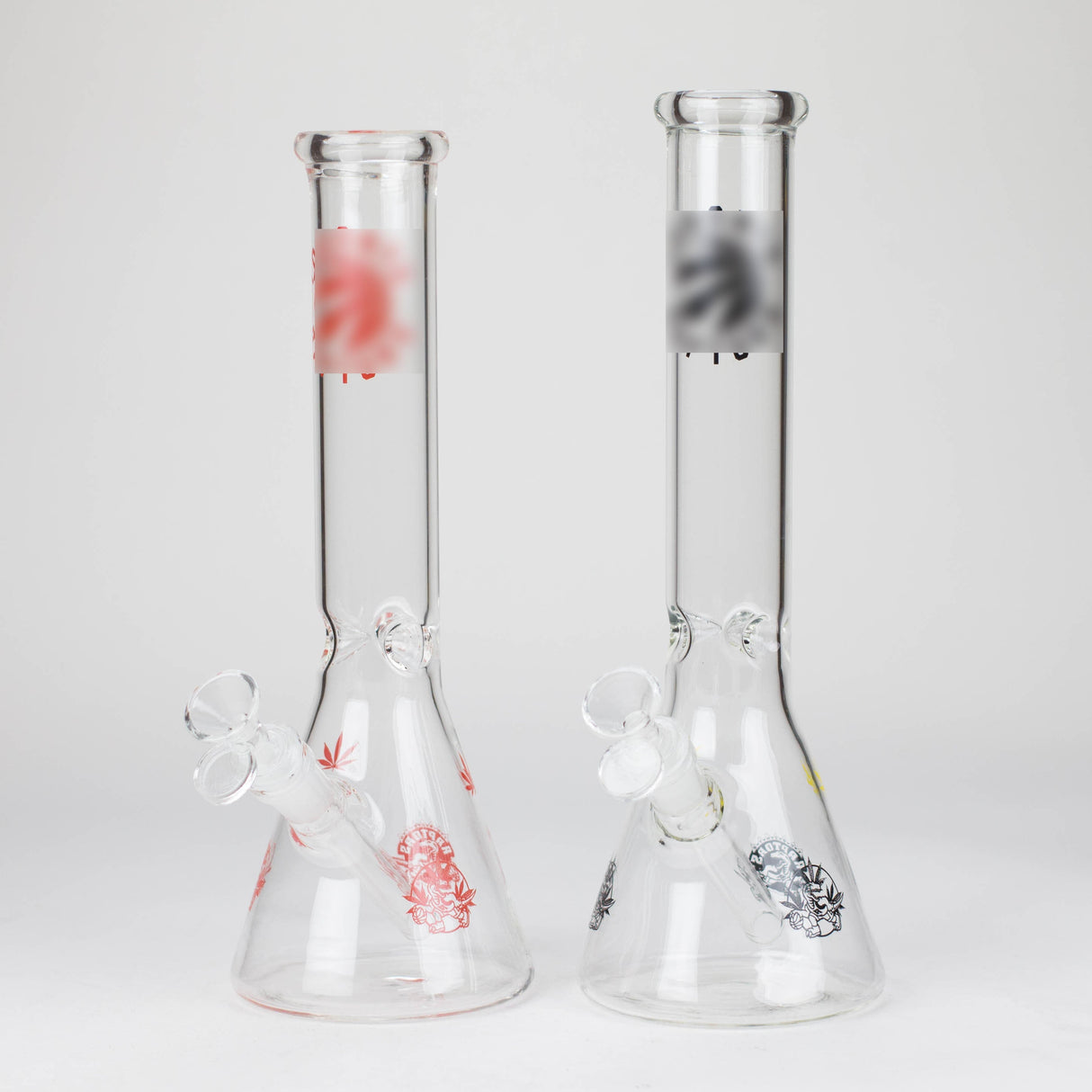 12" TR beaker glass bong Glass Bong Smoking Cat Distribution