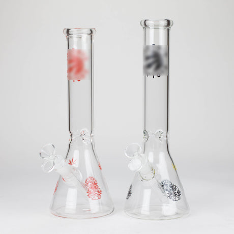 12" TR beaker glass bong Glass Bong Smoking Cat Distribution