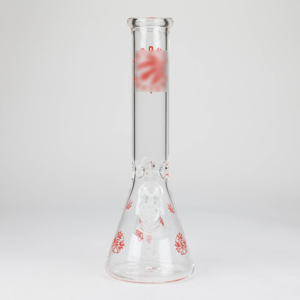 12" TR beaker glass bong Glass Bong Smoking Cat Distribution
