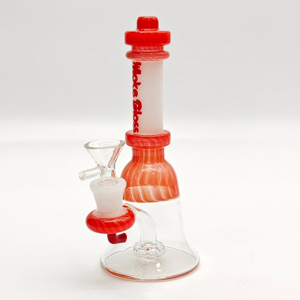 7.5" Accent Rig Glass Rig Super Supplys Inc Red