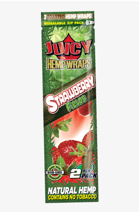 Juicy Hemp Wraps Leaf Wrap NIBO Distribution Strawberry