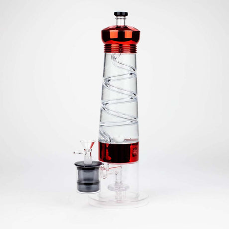 12" Electric lava lamp bong with UFO Perc-Assorted Resin · Silicone · Plastic Bong Super Supplys Inc