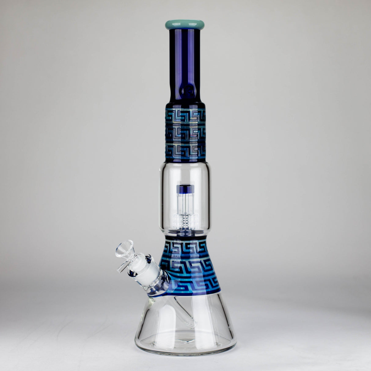 17" Maze Glass Bong Glass Bong JJ Distribution Blue