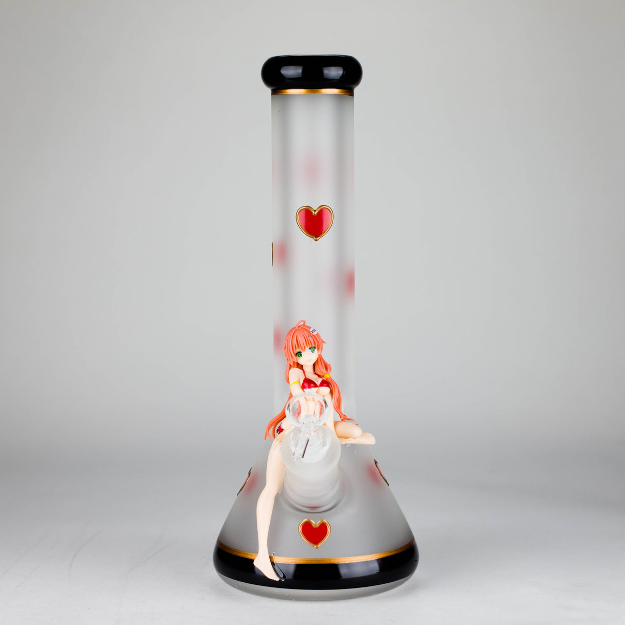 12" Figure Base Glass Bong Glass Bong JJ Distribution
