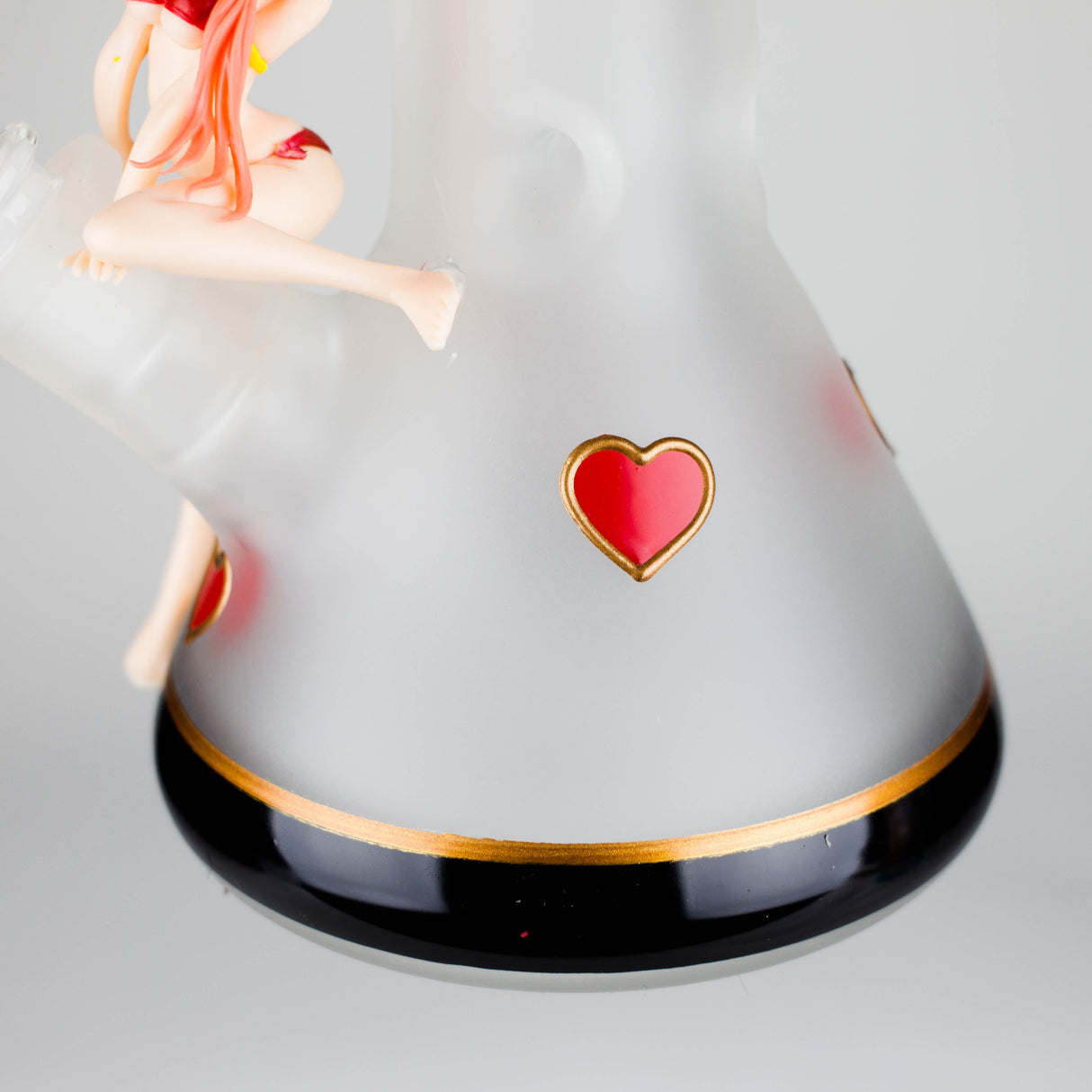 12" Figure Base Glass Bong Glass Bong JJ Distribution