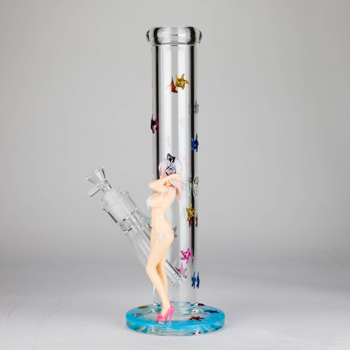 12" Figure Base Glass Bong Glass Bong JJ Distribution