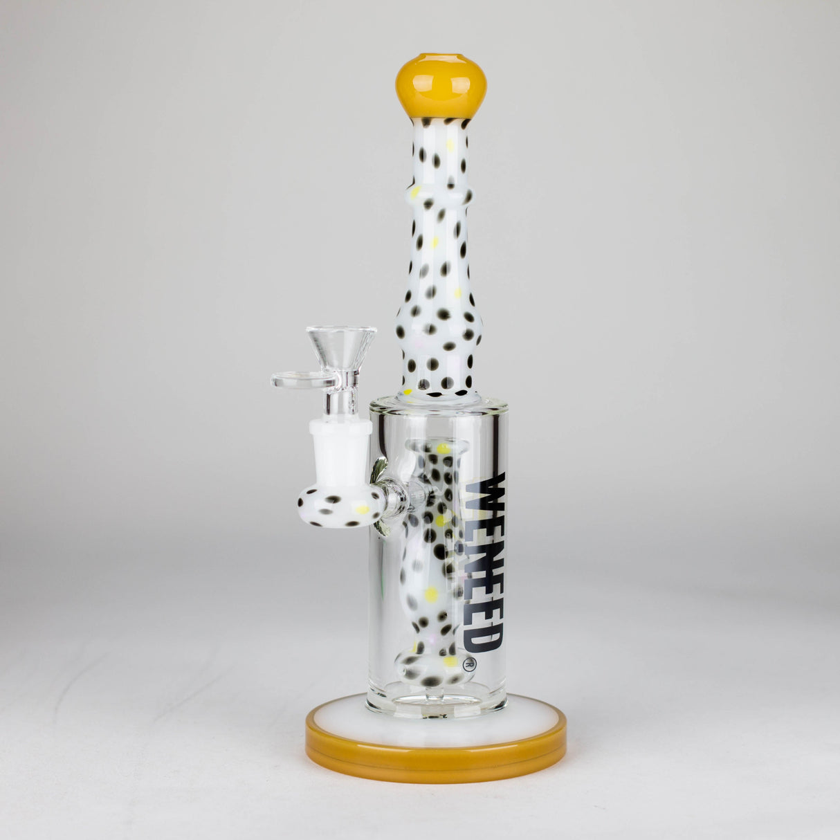 WENEED | 10" Spotted Stem Bong Glass Bong WENEED® Jade Yellow