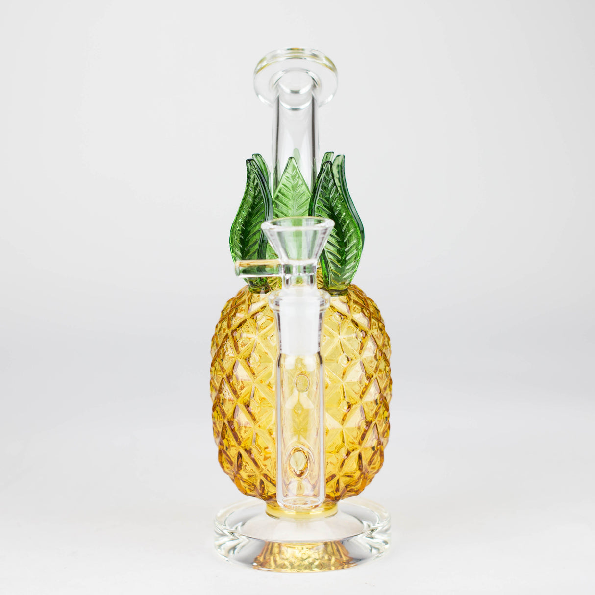 10" Pineapple Grass Bong Glass Bong JJ Distribution
