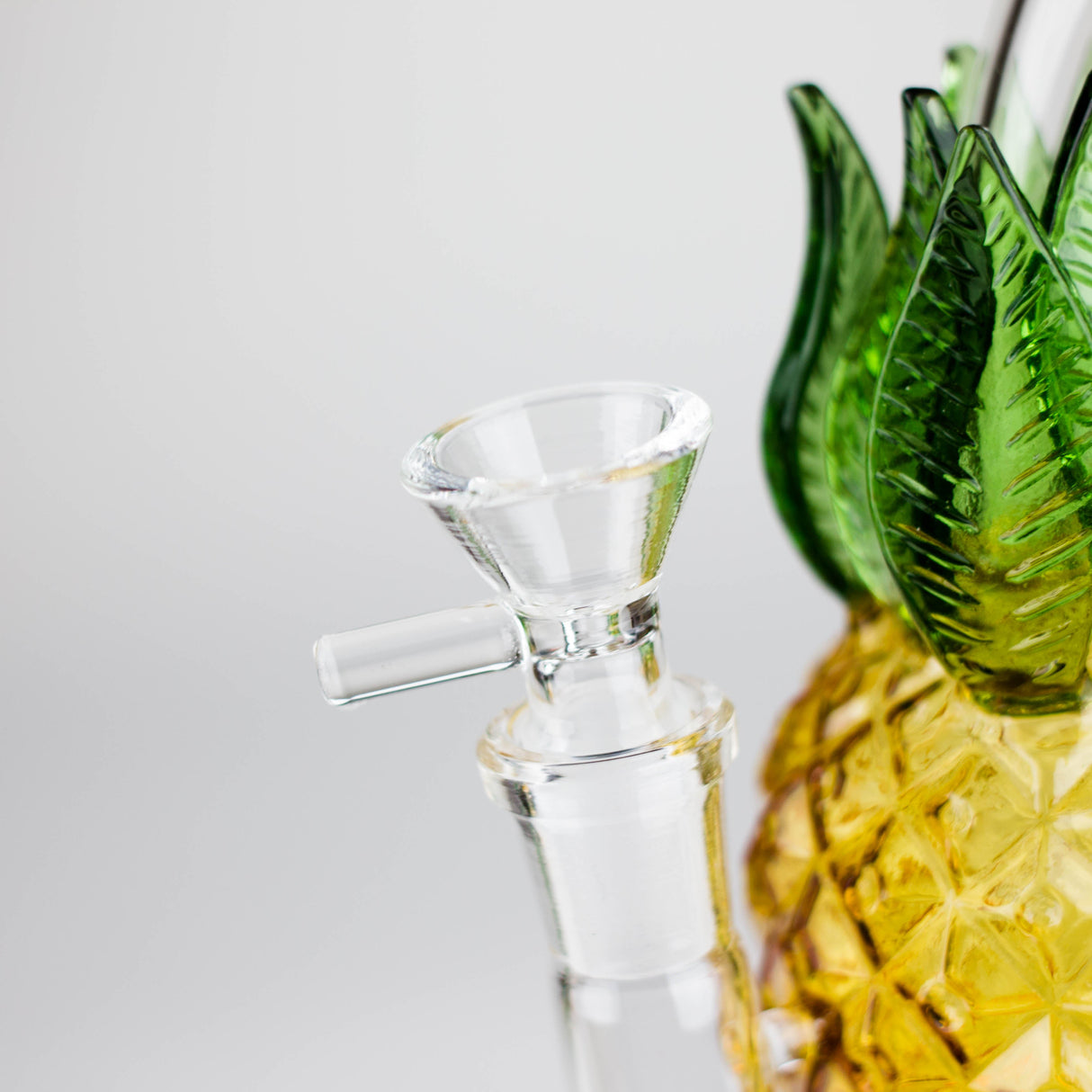 10" Pineapple Grass Bong Glass Bong JJ Distribution