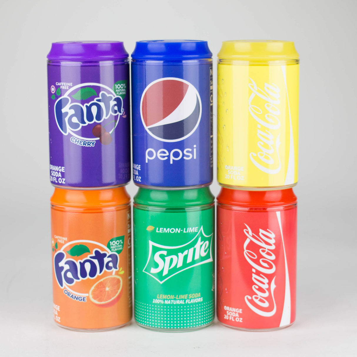 7.5" Glass Cola Bong – Soda Can Design (Box of 6) Glass Bong 777 Smoke