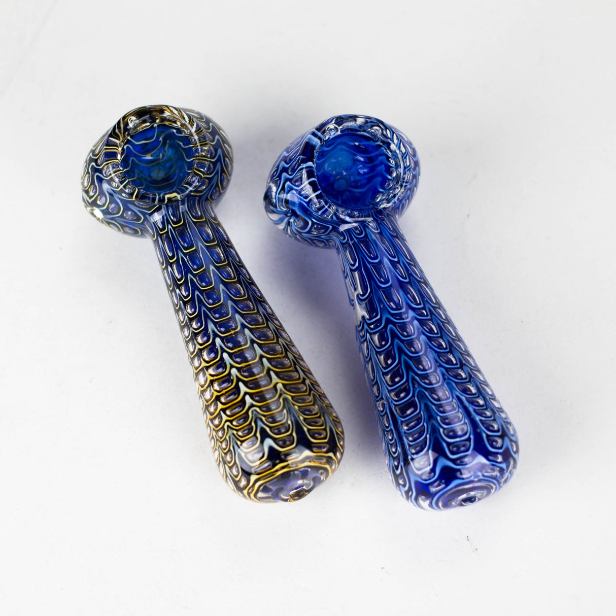 4.5" Glass pipe Pack of 2 Glass Pipe Bongzie Smokes
