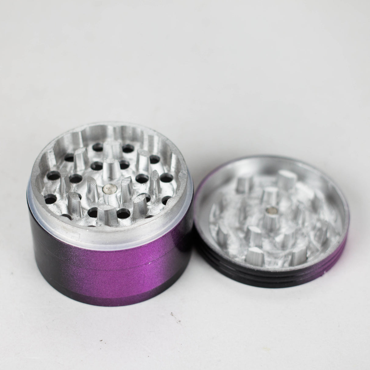 58mm Two tone aluminium grinder Pack of 12 Regular Grinder Bongzie Smokes