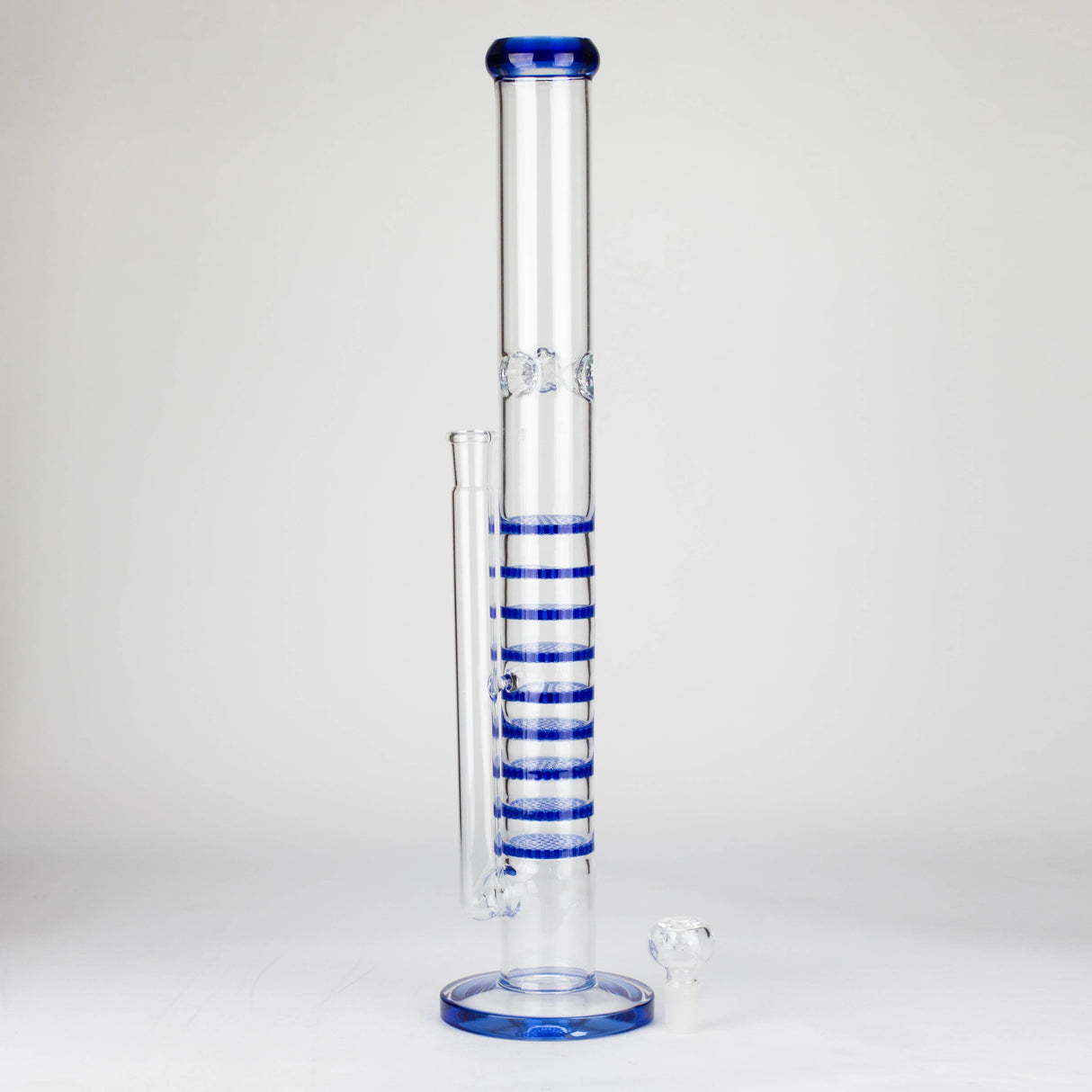 18" Multi-honeycomb diffuser Bong Glass Bong Bongzie Smokes