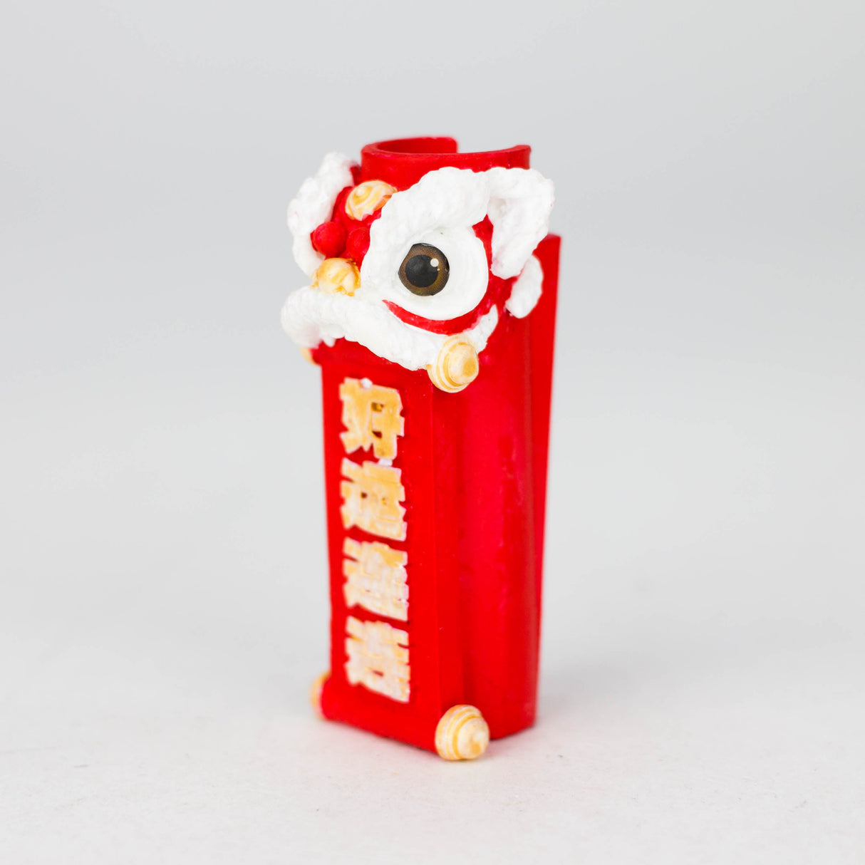 Lion Dance 3D Lighter Case for Mini Clipper Lighter Accessory MAD LIGHTER SHOP