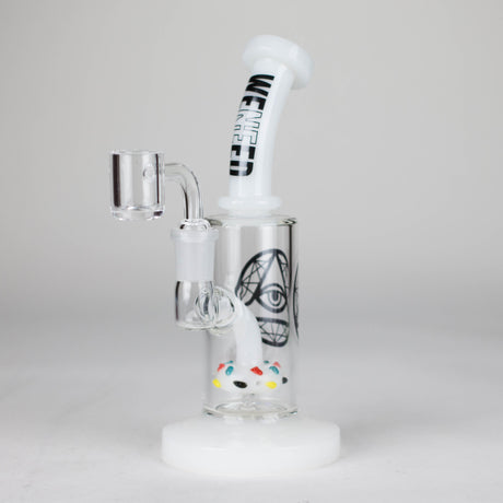 WENEED | 7" Basic Flow Bong Glass Bong WENEED® White